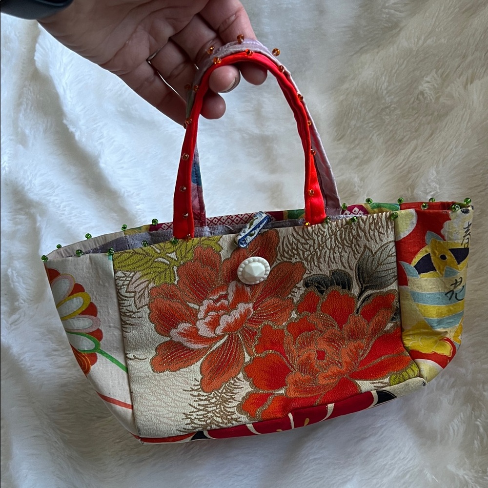 SACHI Vibrant Floral Mini Bag